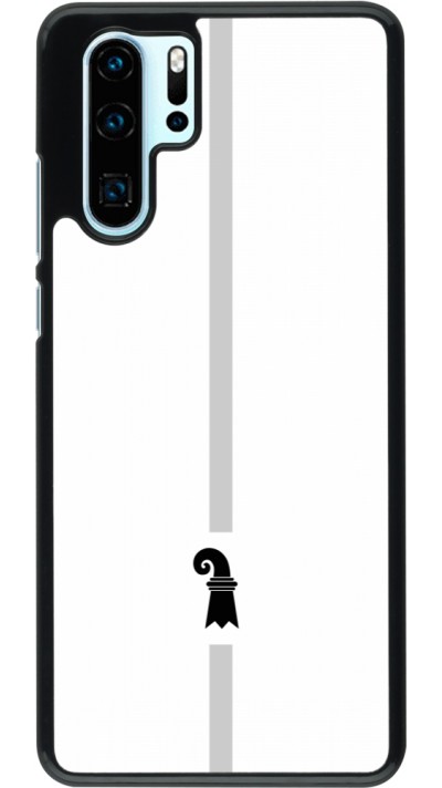 Huawei P30 Pro Case Hülle - Kanton BS weiss