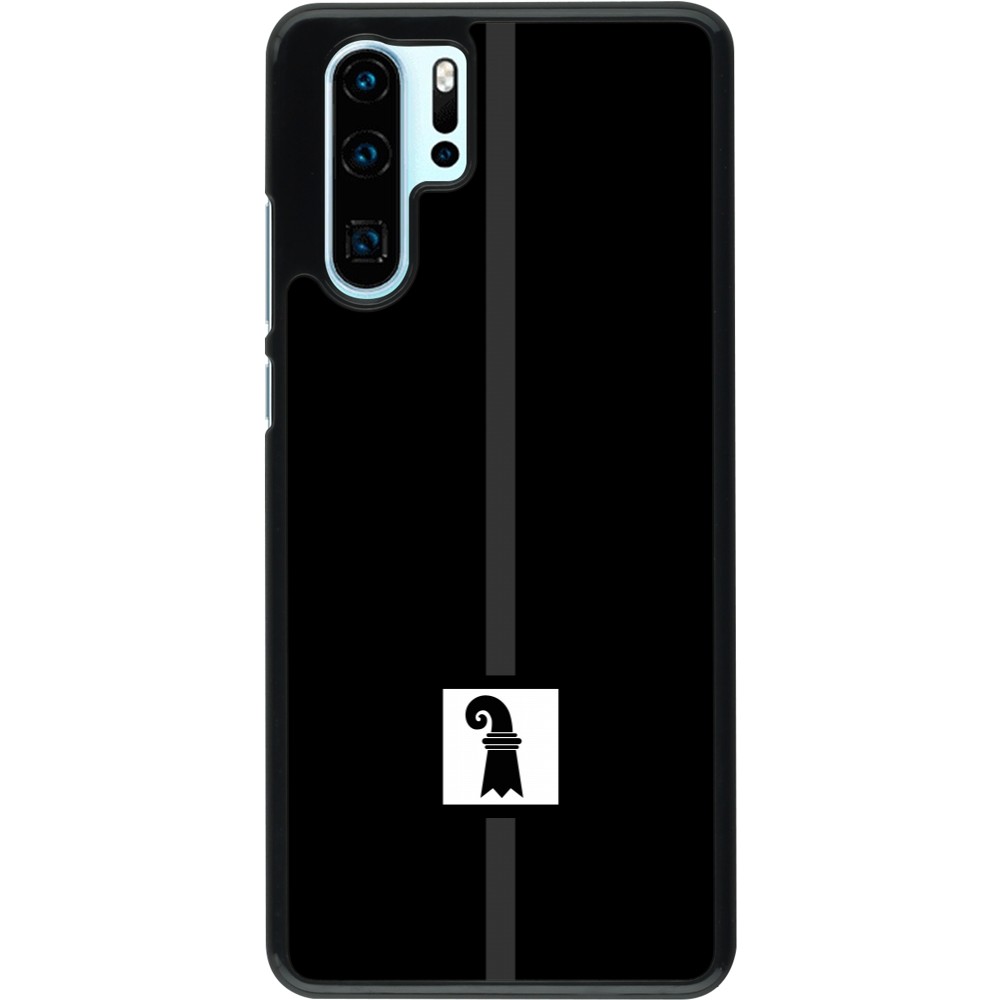 Huawei P30 Pro Case Hülle - Kanton BS schwarz