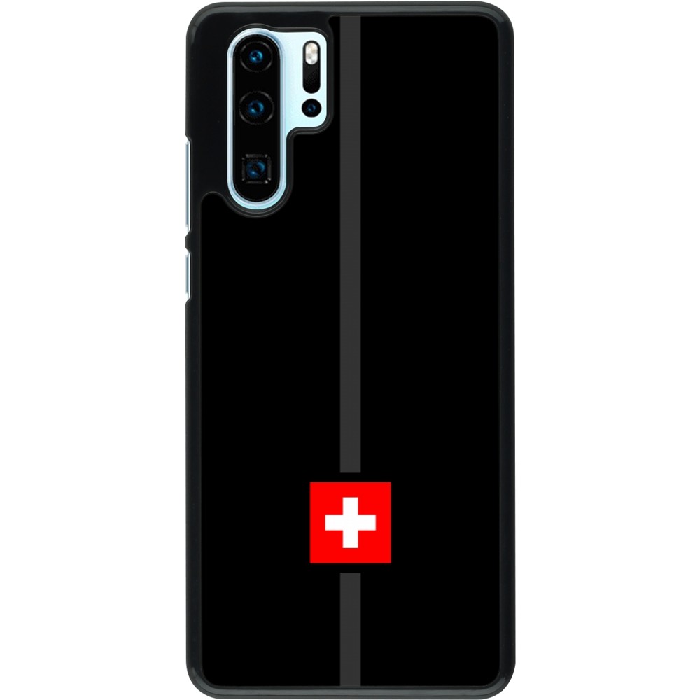 Huawei P30 Pro Case Hülle - Kanton CH schwarz