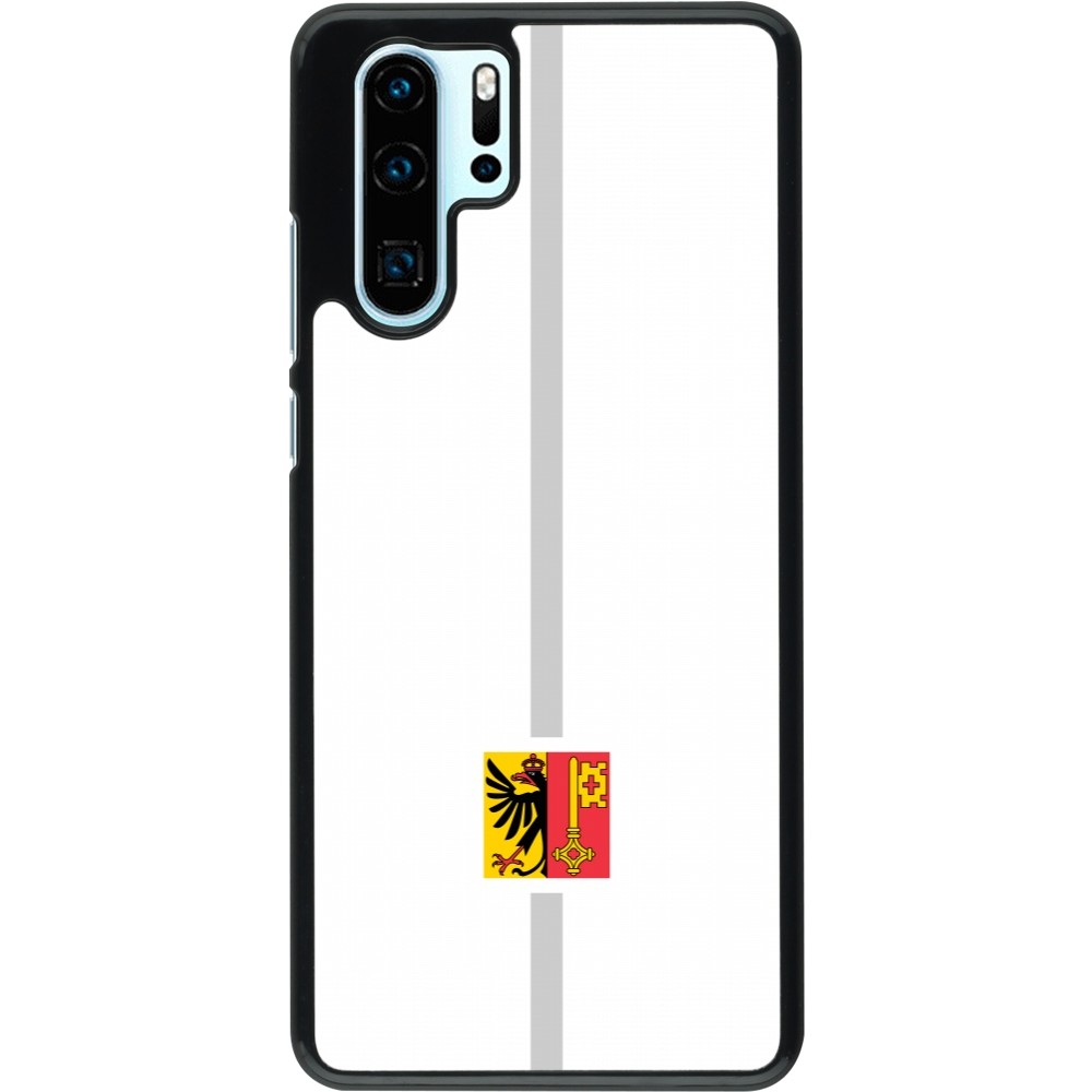 Coque Huawei P30 Pro - Canton GE blanc
