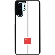 Huawei P30 Pro Case Hülle - Kanton SZ weiss