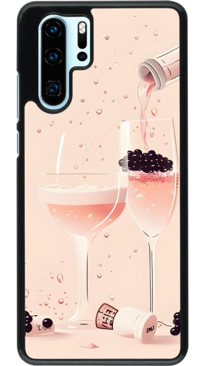 Huawei P30 Pro Case Hülle - Champagne Pouring Pink