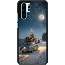 Coque Huawei P30 Pro - Christmas 25 Car with Tree Xmas