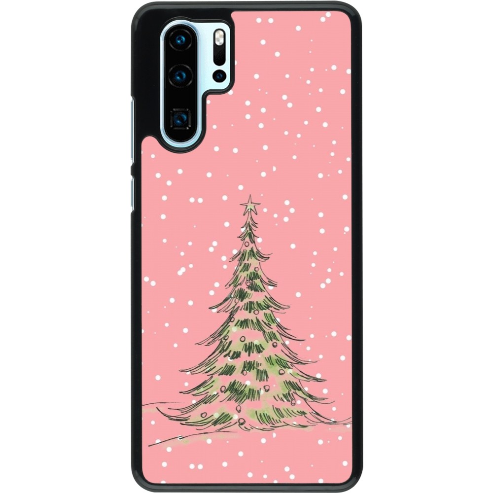 Coque Huawei P30 Pro - Christmas 25 Pink Tree