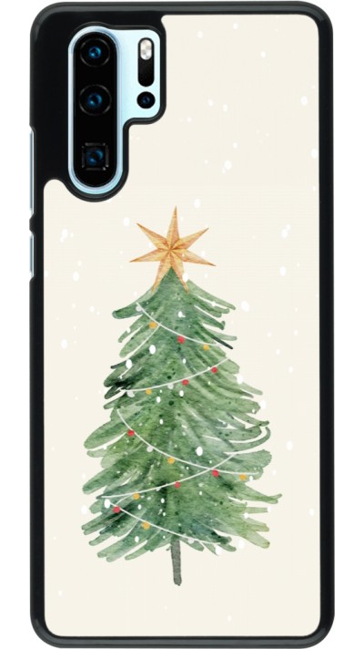 Coque Huawei P30 Pro - Christmas 25 Sketch Tree