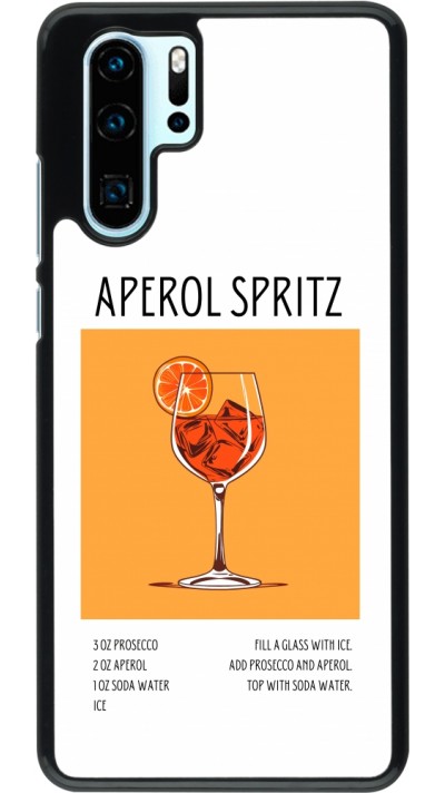 Huawei P30 Pro Case Hülle - Cocktail Rezept Aperol Spritz