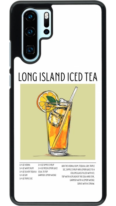 Huawei P30 Pro Case Hülle - Cocktail Rezept Long Island Ice Tea