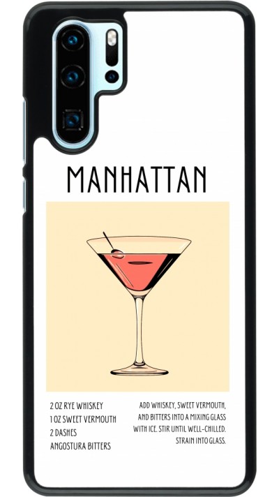 Huawei P30 Pro Case Hülle - Cocktail Rezept Manhattan