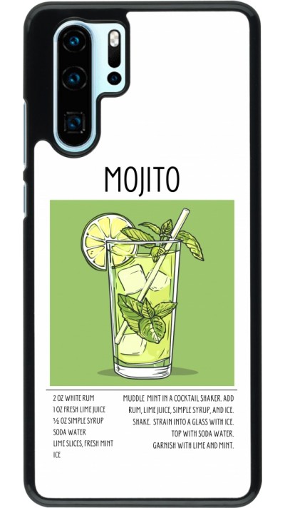 Huawei P30 Pro Case Hülle - Cocktail Rezept Mojito