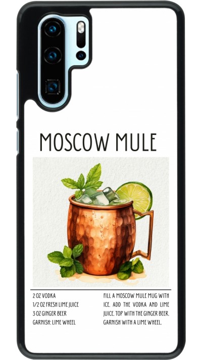Huawei P30 Pro Case Hülle - Cocktail Rezept Moscow Mule