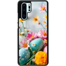 Coque Huawei P30 Pro - Easter 2026 Eggs with flowers
