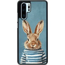 Coque Huawei P30 Pro - Easter 2026 Rabbit navy