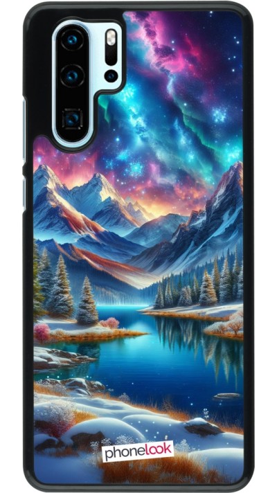 Coque Huawei P30 Pro - Fantasy Mountain Lake Sky Stars