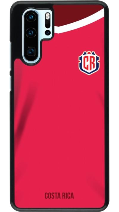 Huawei P30 Pro Case Hülle - Costa Rica 2022 personalisierbares Fussballtrikot