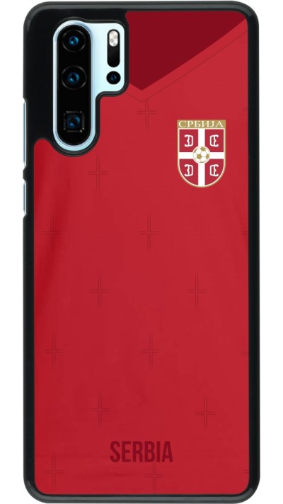 Coque Huawei P30 Pro - Maillot de football Serbie 2022 personnalisable