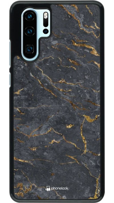 Coque Huawei P30 Pro - Grey Gold Marble