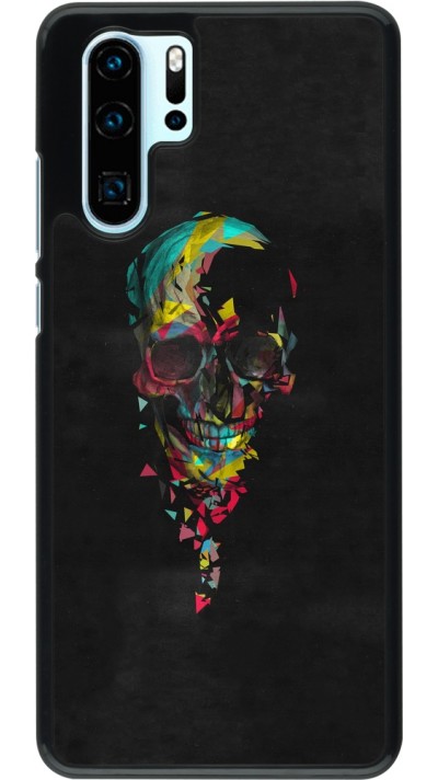Huawei P30 Pro Case Hülle - Halloween 22 colored skull