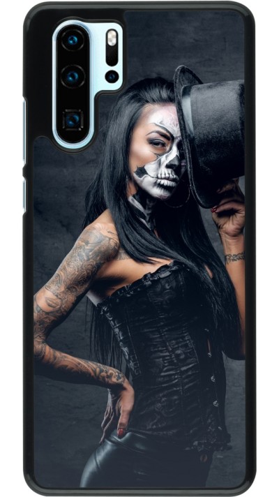 Huawei P30 Pro Case Hülle - Halloween 22 Tattooed Girl
