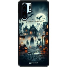 Huawei P30 Pro Case Hülle - Halloween Spukstadt