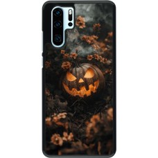 Coque Huawei P30 Pro - Halloween 2025 Pumpkin with flowers