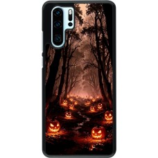 Coque Huawei P30 Pro - Halloween 2025 Road of Terrifying Pumpkins