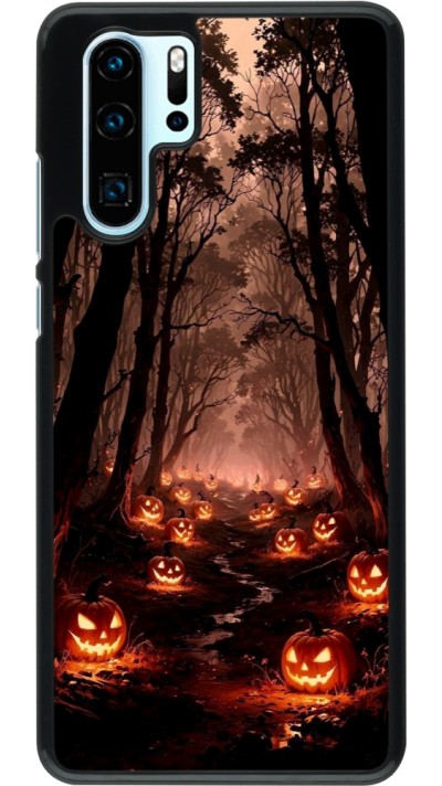 Coque Huawei P30 Pro - Halloween 2025 Road of Terrifying Pumpkins