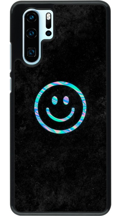 Huawei P30 Pro Case Hülle - Happy smiley irisirt
