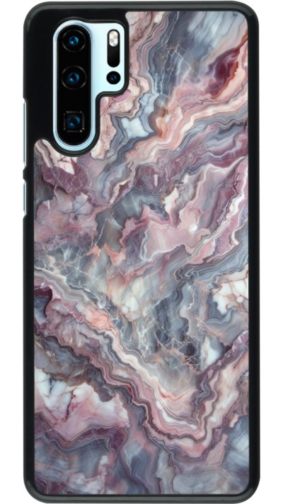 Coque Huawei P30 Pro - Marbre violette argentée