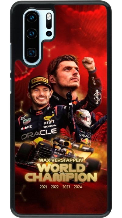 Coque Huawei P30 Pro - Max Verstappen Champion 2023