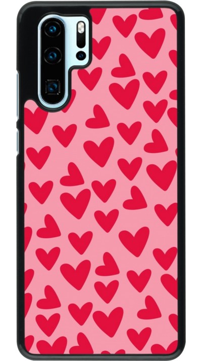 Coque Huawei P30 Pro - Mom 2024 petits coeurs