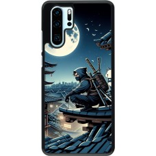 Huawei P30 Pro Case Hülle - Ninja unter dem Mond