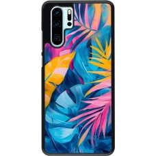 Huawei P30 Pro Case Hülle - Palms Blue