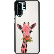 Coque Huawei P30 Pro - Pink Girafe Paint