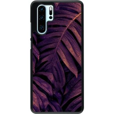 Huawei P30 Pro Case Hülle - Purple Light Leaves