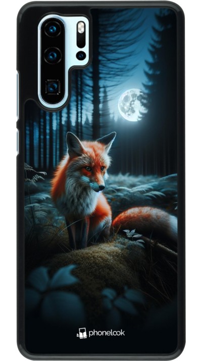 Huawei P30 Pro Case Hülle - Fuchs Mond Wald