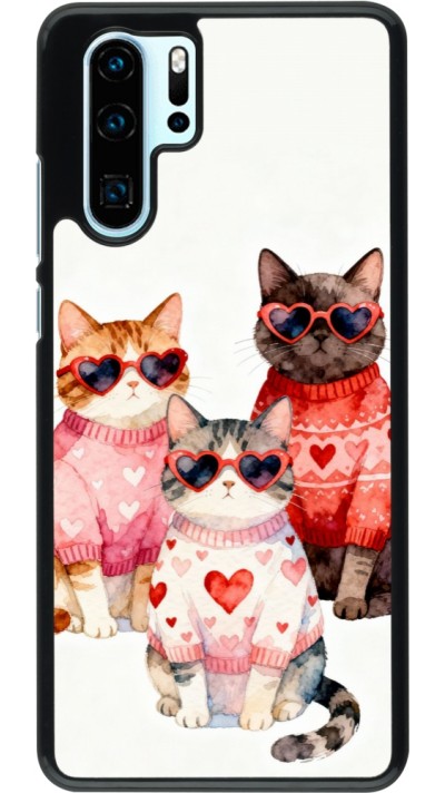 Coque Huawei P30 Pro - Saint Valentines Day 26 Cat Love