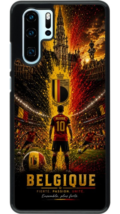 Coque Huawei P30 Pro - Football Belgique splash 2026