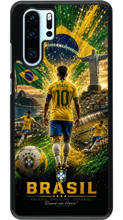 Coque Huawei P30 Pro - Football Bre?sil splash 2026