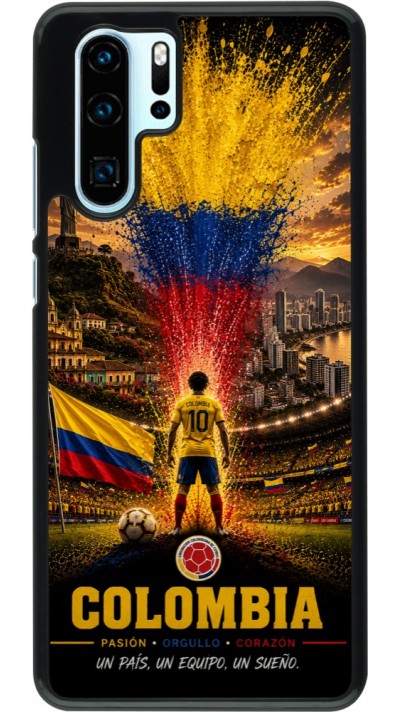 Coque Huawei P30 Pro - Football Colombie splash 2026