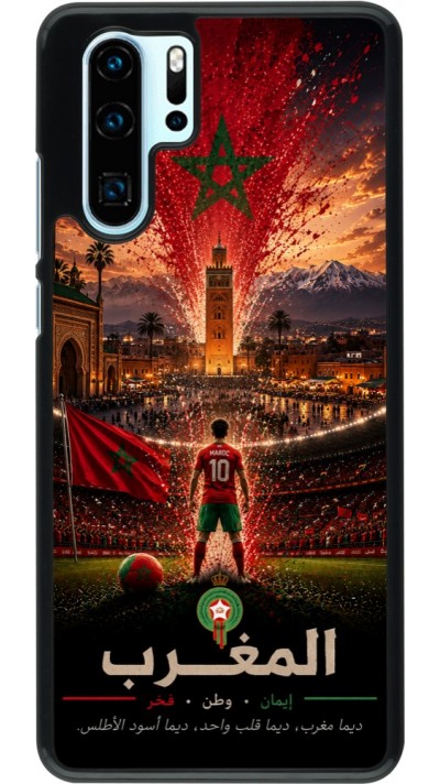 Coque Huawei P30 Pro - Football Maroc splash 2026