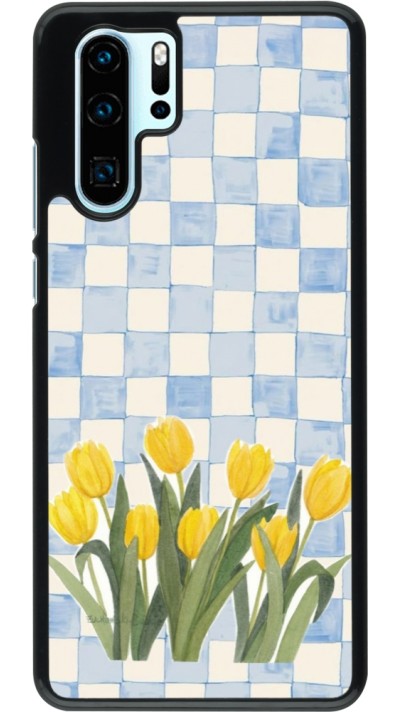 Coque Huawei P30 Pro - Blue vichy tulips 2026