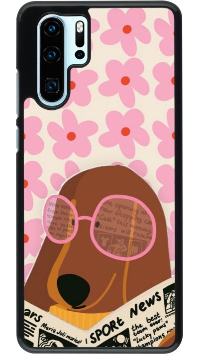 Coque Huawei P30 Pro - Dog with newspaper 2026