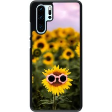 Coque Huawei P30 Pro - Sunflower with glasses 2026