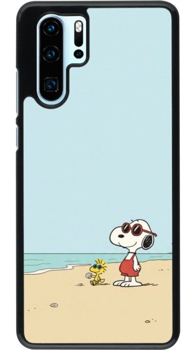 Coque Huawei P30 Pro - Snoopy on the beach Summer 2026