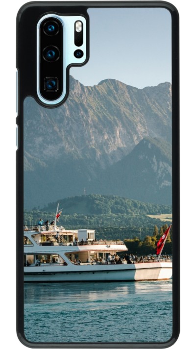 Huawei P30 Pro Case Hülle -  Nationalfeiertag Schweiz Bateau Leman