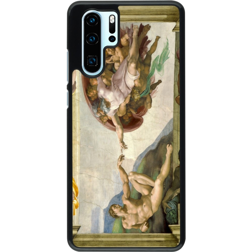 Coque Huawei P30 Pro - Tableau art - La Création d’Adam - Michel-Ange