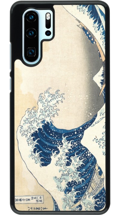 Coque Huawei P30 Pro - Tableau art - La Grande Vague de Kanagawa - Hokusai