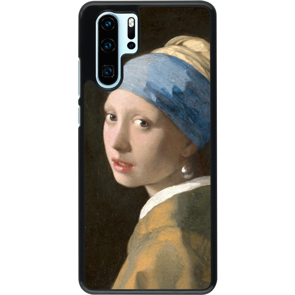 Coque Huawei P30 Pro - Tableau art - La Jeune fille à la perle - Johannes Vermeer