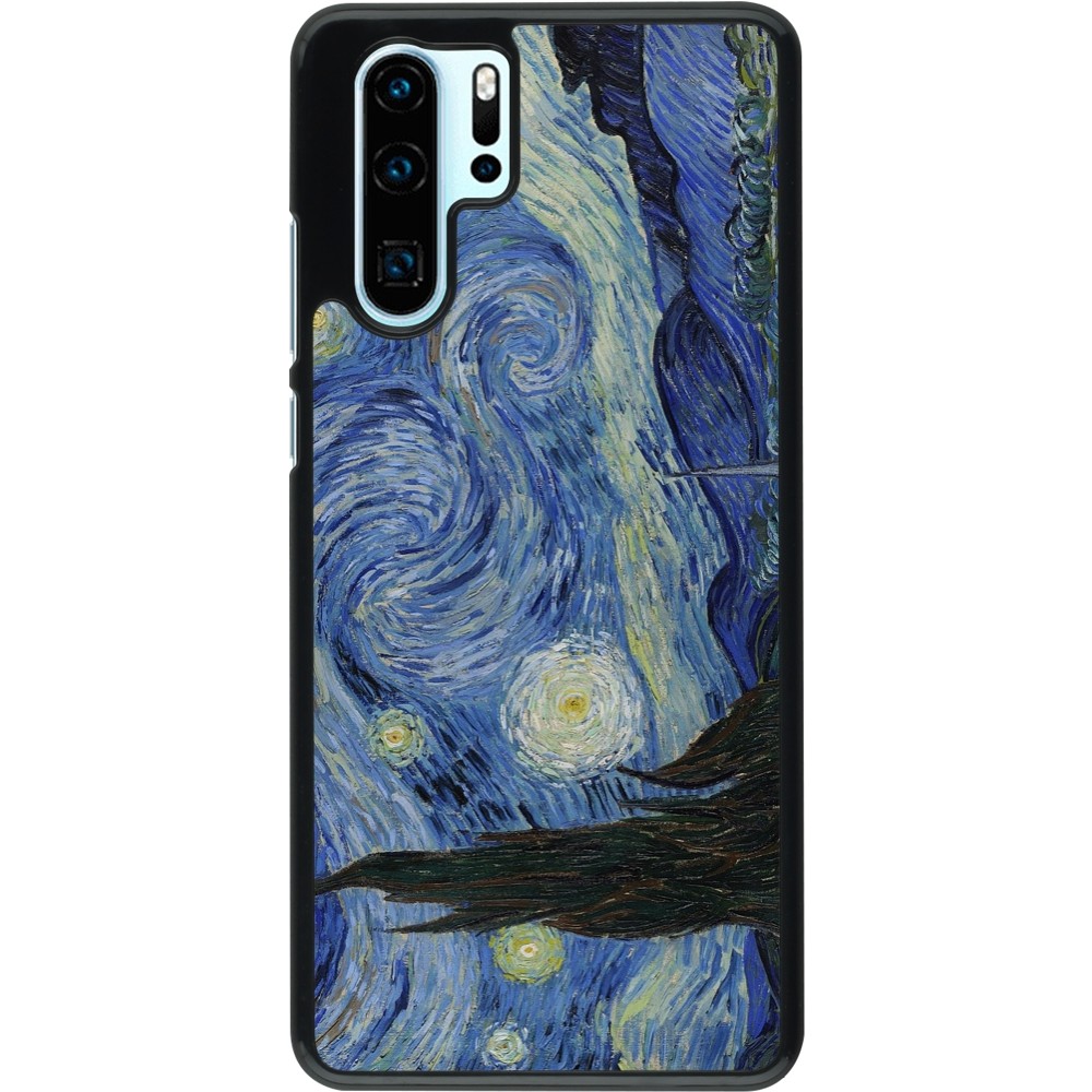 Coque Huawei P30 Pro - Tableau art - La Nuit étoilée - Van Gogh