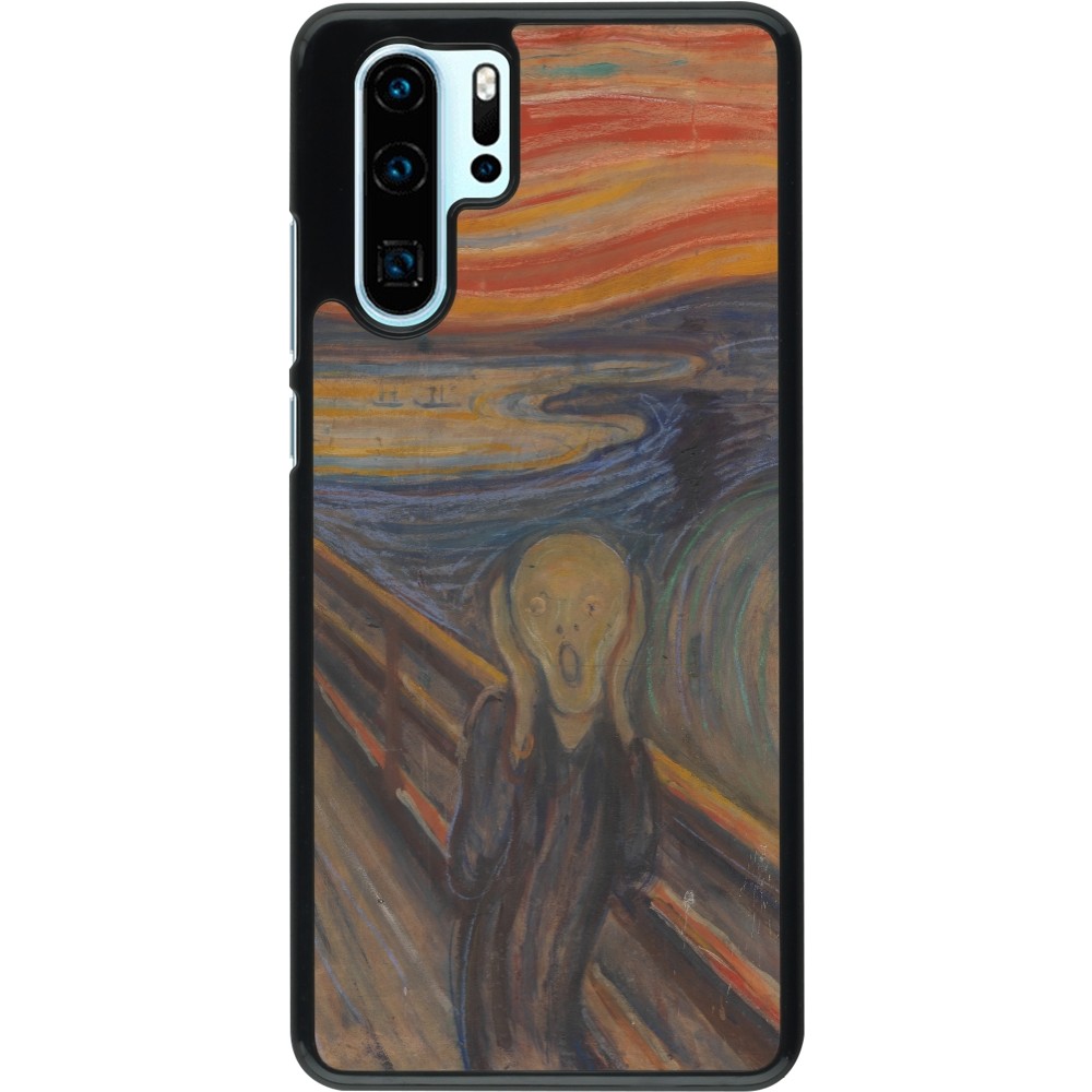 Coque Huawei P30 Pro - Tableau art - Le Cri - Edvard Munch